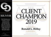 Silver | Client Champion | 2019 | Ronald L. Hilley